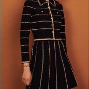 Sandro Black Coordinating Jacket and Skirt Set - NWT